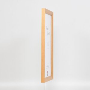 Cornice in legno effetto Top N betulla 70x70 cm vetro museale