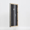 Telaio effetto legno profilo 2070 vetro museo 70x70 cm argento