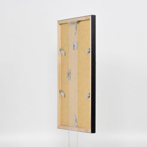 Telaio effetto legno profilo 2070 vetro museo 70x70 cm nero