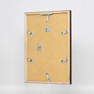 Telaio effetto legno profilo 2070 vetro museo 70x70 cm nero
