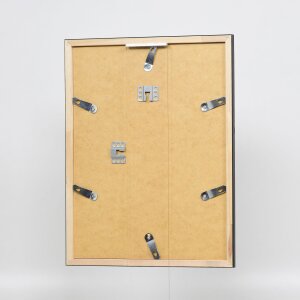Telaio effetto legno profilo 2070 vetro museo 70x70 cm nero