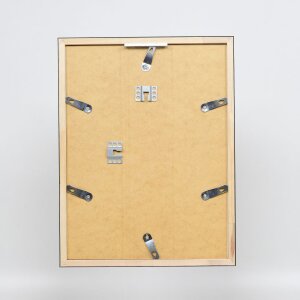 Telaio effetto legno profilo 2070 vetro museo 70x70 cm nero