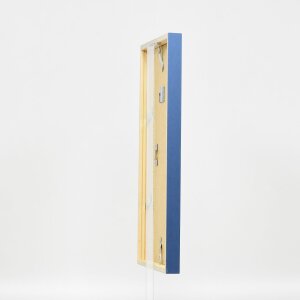 Cornice in legno effetto profilo 35 blu 9x13 cm vetro antiriflesso