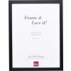 Telaio effetto legno profilo 33 nero 9x13 cm vetro antiriflesso