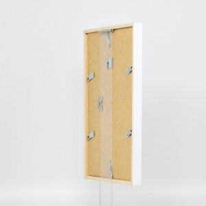 Telaio in legno effetto Profilo 35 bianco 9x13 cm vetro normale + distanziatore