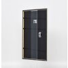Effetto cornice in legno massiccio profilo 29 argento 9x13 cm vetro antiriflesso