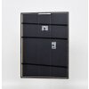 Effetto cornice in legno massiccio profilo 29 argento 9x13 cm vetro antiriflesso