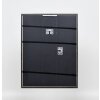 Effetto cornice in legno massiccio profilo 29 argento 9x13 cm vetro antiriflesso