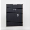 Effetto cornice in legno massiccio profilo 29 argento 9x13 cm vetro antiriflesso