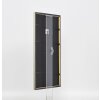 Effetto cornice in legno massiccio profilo 29 argento 9x13 cm vetro antiriflesso