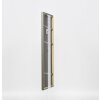 Effetto cornice in legno massiccio profilo 29 argento 9x13 cm vetro antiriflesso