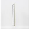 Effetto cornice in legno massiccio profilo 29 argento 9x13 cm vetro antiriflesso