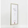 Effetto cornice in legno massiccio profilo 29 argento 9x13 cm vetro antiriflesso