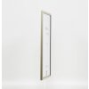 Effetto cornice in legno massiccio profilo 29 argento 9x13 cm vetro antiriflesso