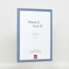 Cornice in legno effetto profilo 32 grigio-blu 9x13 cm vetro museale