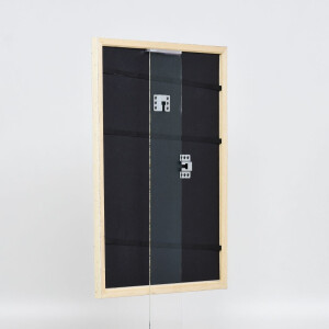 Cornice in legno effetto profilo 38 bianco 9x13 cm vetro museo