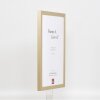 Cornice in legno Top Cube 9x13 cm vetro museale oro