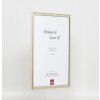 Effetto cornice in legno massiccio profilo 29 argento 9x13 cm vetro acrilico