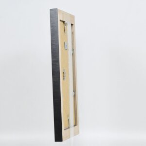 Effetto cornice in legno massiccio profilo 28 oro 9x13 cm vetro antiriflesso