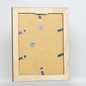 Effetto cornice in legno massiccio profilo 28 oro 9x13 cm vetro museale