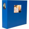 HNFD Album fotografico LONA 34,5x33 cm blu 1000 foto 10x15 cm 168 pagine bianche