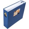 HNFD Album fotografico LONA 34,5x33 cm blu 1000 foto 10x15 cm 168 pagine bianche