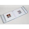HNFD Album fotografico LONA 34,5x33 cm blu 1000 foto 10x15 cm 168 pagine bianche