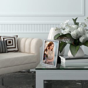 ZEP Cornice lucida Erice 13x18 cm argento