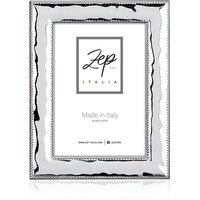 Cornice lucida Larino 20x25 cm argento