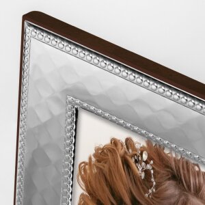Cornice lucida Assisi 10x15 cm argento