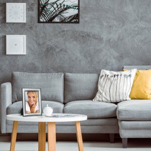 Cornice lucida Assisi 15x20 cm argento
