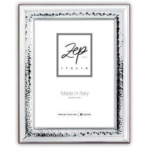 Cornice Trevi lucida 15x20 cm argento