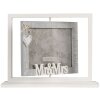Cornice Clayre Eef grigio 29x6x22 cm - 18x13 cm 2F0817