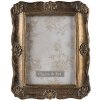 Clayre & Eef 2F0827 Cornice 10x15 cm in plastica color oro rettangolare