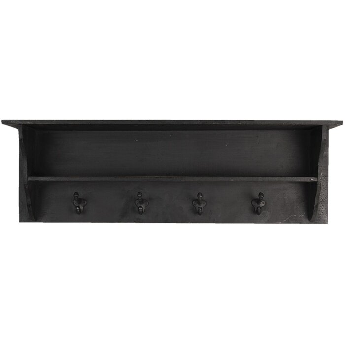 Appendiabiti nero 90x18x29 cm 5H0473Z