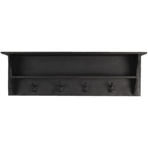Appendiabiti nero 90x18x29 cm 5H0473Z