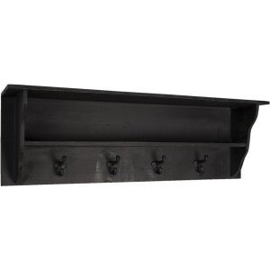 Appendiabiti nero 90x18x29 cm 5H0473Z
