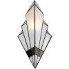 Lampada da parete Tiffany bianca 23x13x43 cm E27-max 1x40W 5LL-6083