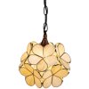 Lampada a sospensione Tiffany crema Ø 25x91 cm E14-max 1x40W 5LL-6092