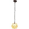 Lampada a sospensione Tiffany crema Ø 25x91 cm E14-max 1x40W 5LL-6092