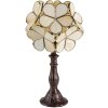 Lampada da tavolo Tiffany crema 21x21x38 cm E14-max 1x25W 5LL-6095