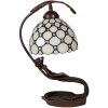 Lampada da tavolo Tiffany crema 28x20x41 cm E14-max 1x25W 5LL-6097