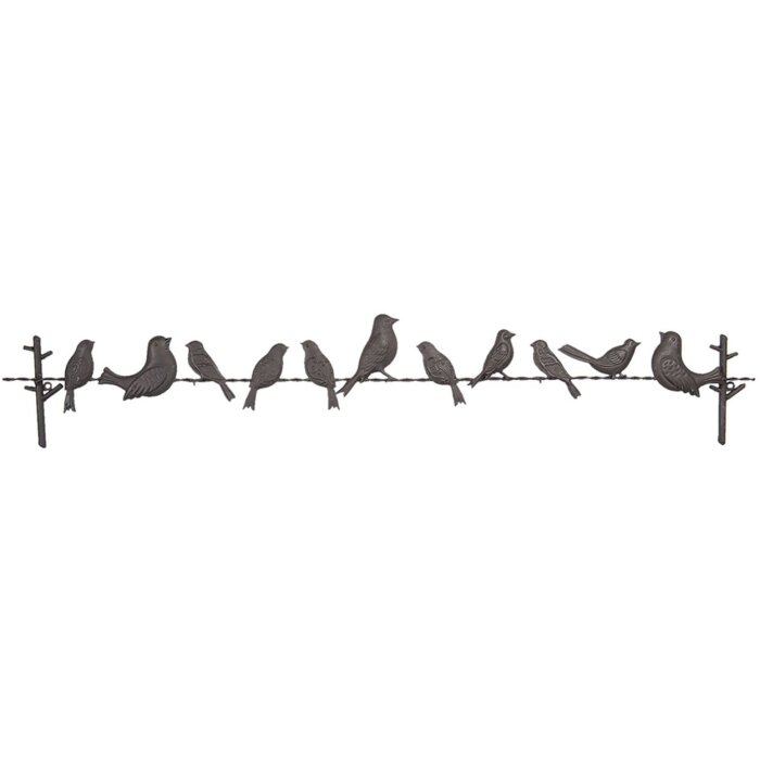 Decorazione murale marrone 104x2x15 cm 5Y0547