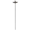 Tappo da giardino marrone 14x13x86 cm 5Y0927