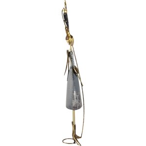 Decorazione ragazza argento 25x13x87 cm 5Y0945
