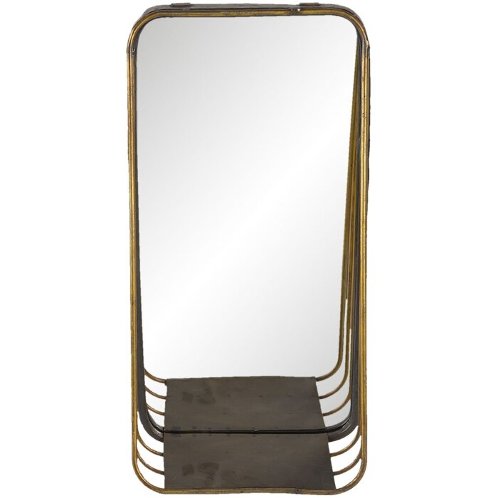 Specchio di latta 19x11x39 cm 62S222