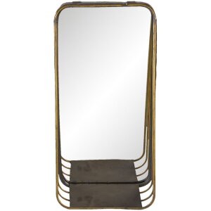 Specchio di latta 19x11x39 cm 62S222