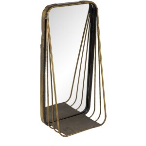 Specchio di latta 19x11x39 cm 62S222