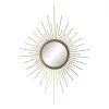 Clayre & Eef 62S228 Decorazione 35x50 cm Decorazione in metallo color oro Accessori per la decorazione del vetro