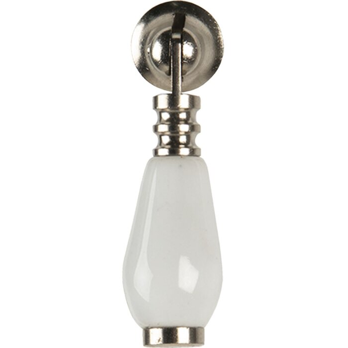 Pomello per porta bianco 2x6 cm 64765